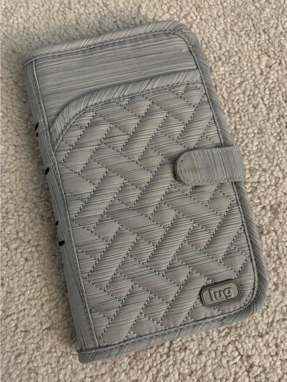 NWOT Lug Tandem Quilted RFID Wallet “Live Laugh Love” Edition